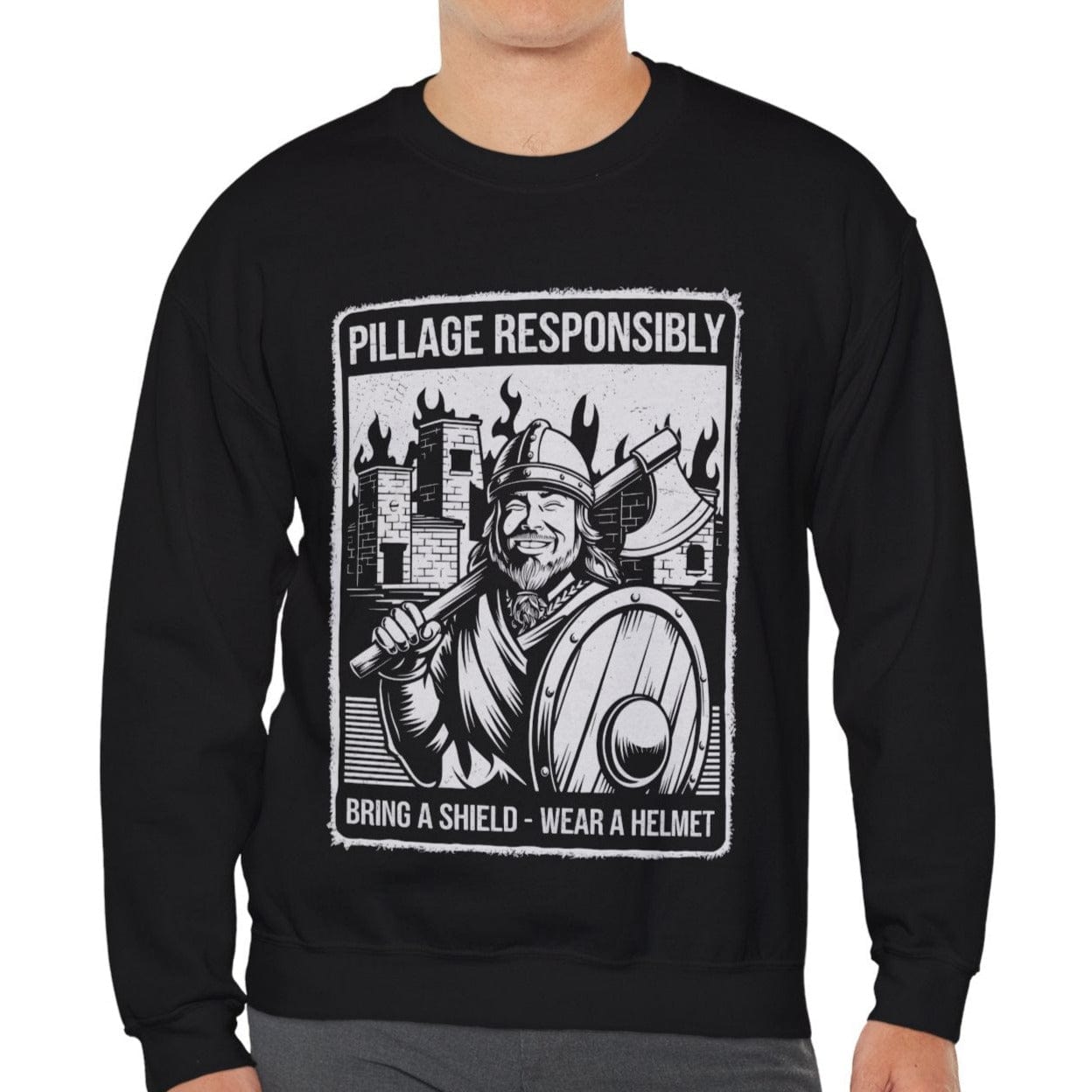 S / Black Pillage Responsibly Sweatshirt