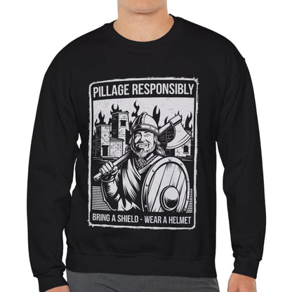 S / Black Pillage Responsibly Sweatshirt