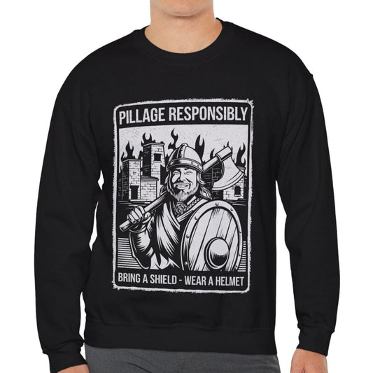S / Black Pillage Responsibly Sweatshirt