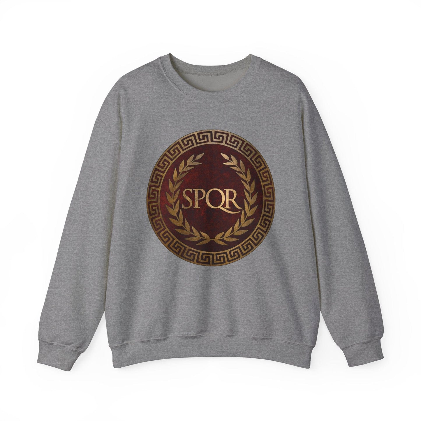 S / Graphite Heather SPQR Ancient Rome Sweatshirt