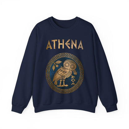 S / Navy Athena Greek Goddess Sweatshirt