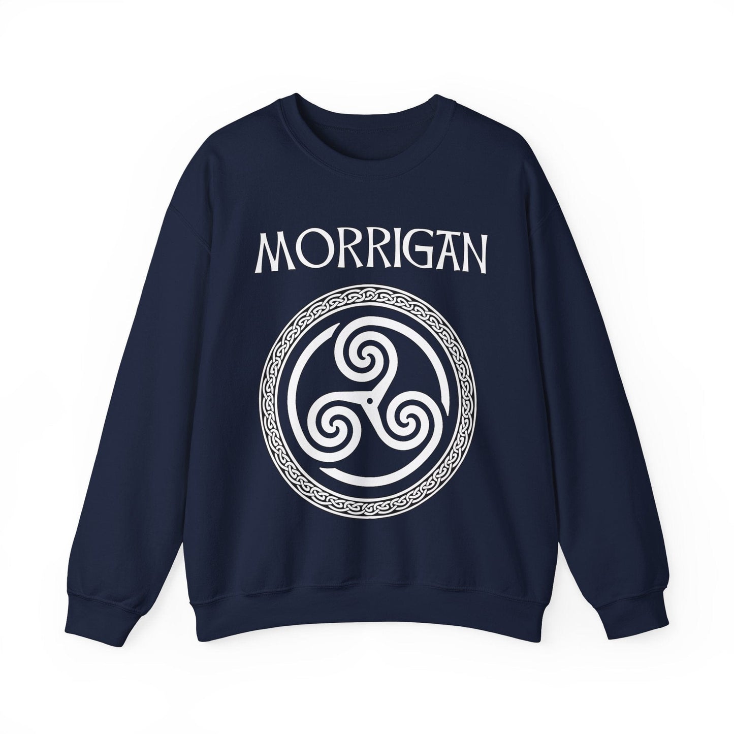 S / Navy Morrigan Celtic Goddess Sweatshirt