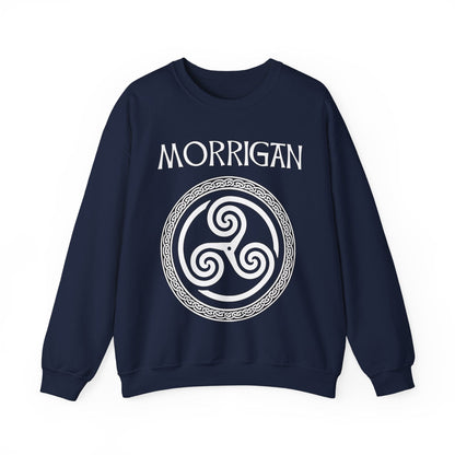 S / Navy Morrigan Celtic Goddess Sweatshirt