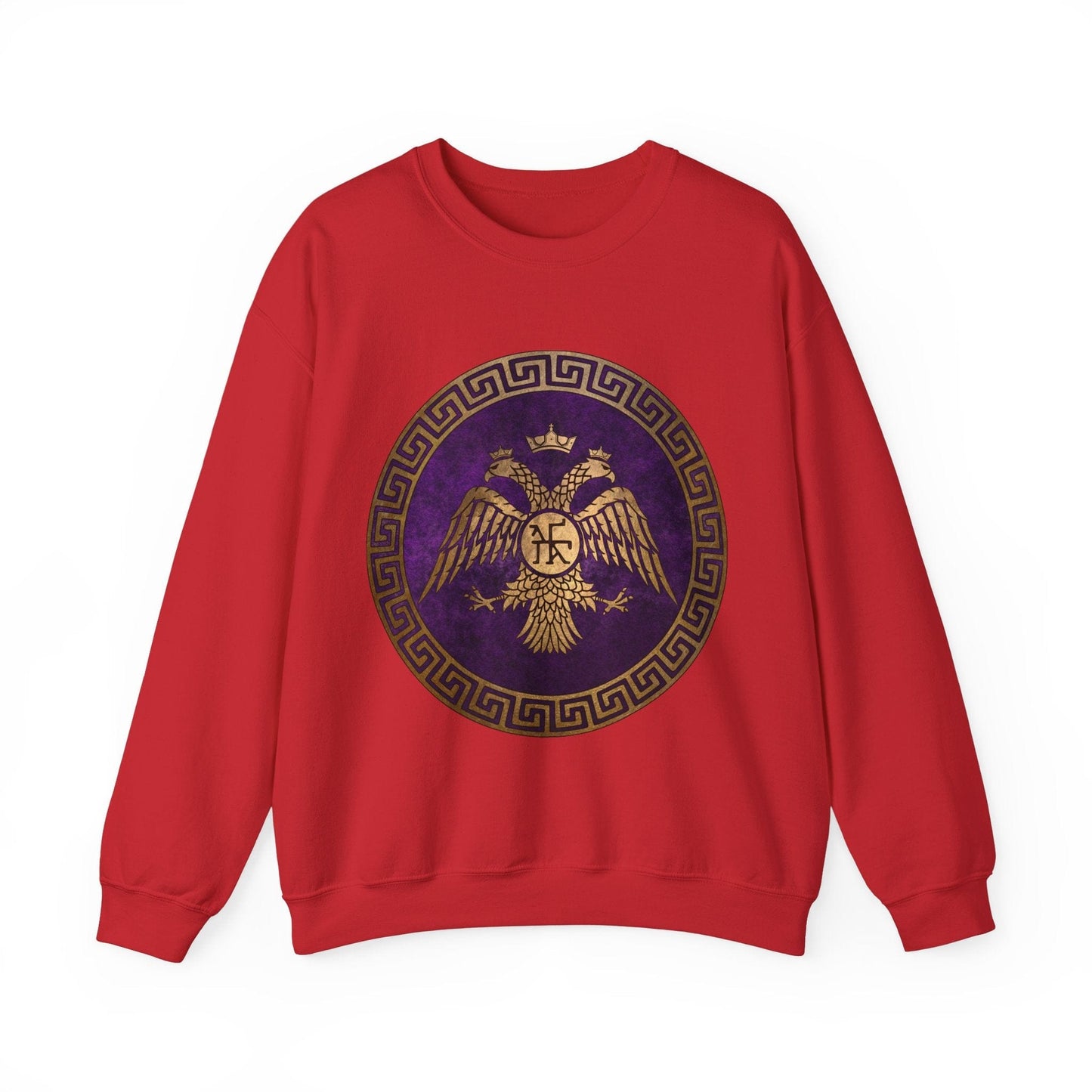 S / Red Byzantine Empire Sweatshirt
