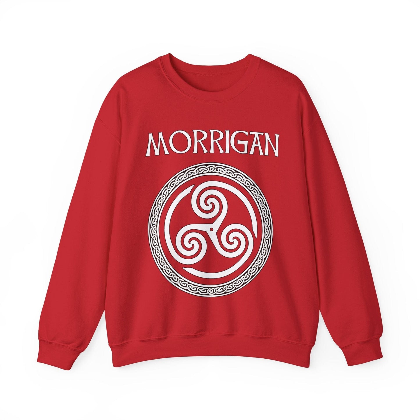 S / Red Morrigan Celtic Goddess Sweatshirt