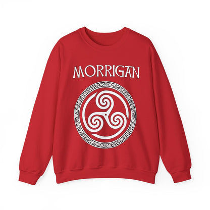S / Red Morrigan Celtic Goddess Sweatshirt