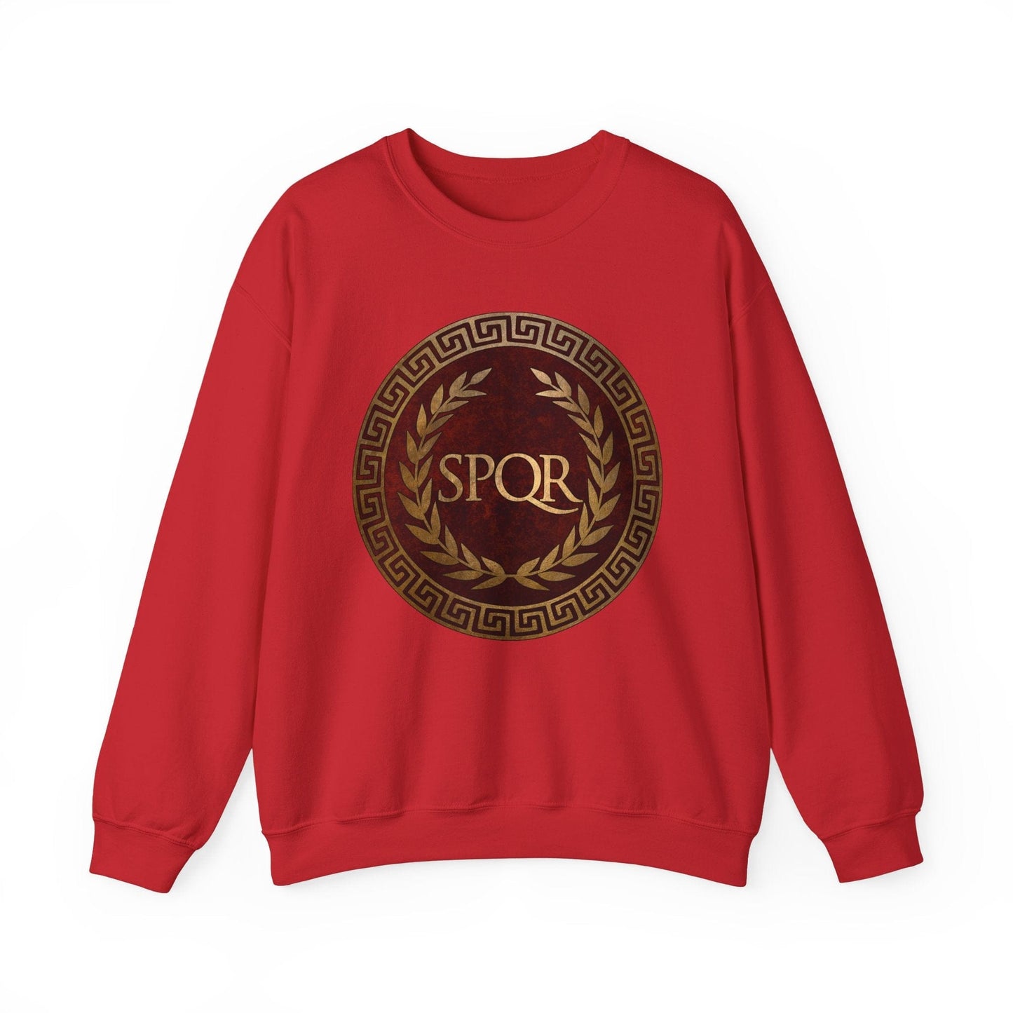S / Red SPQR Ancient Rome Sweatshirt
