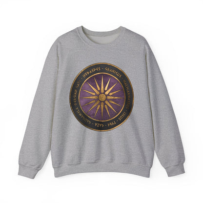 S / Sport Grey Alexander the Great Battles Sweatshirt