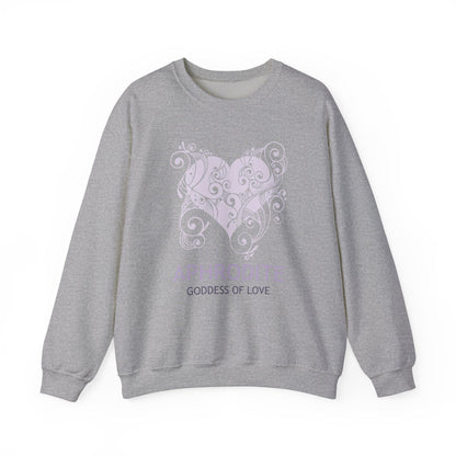 S / Sport Grey Aphrodite Greek Goddess Sweatshirt