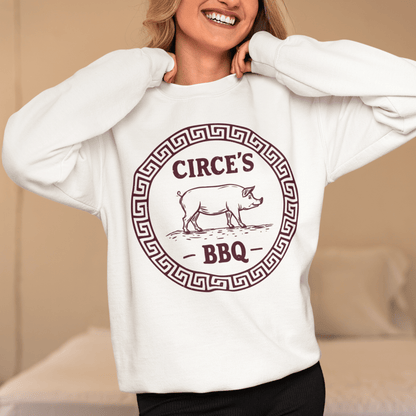 S / White Circe's BBQ Sweatshirt