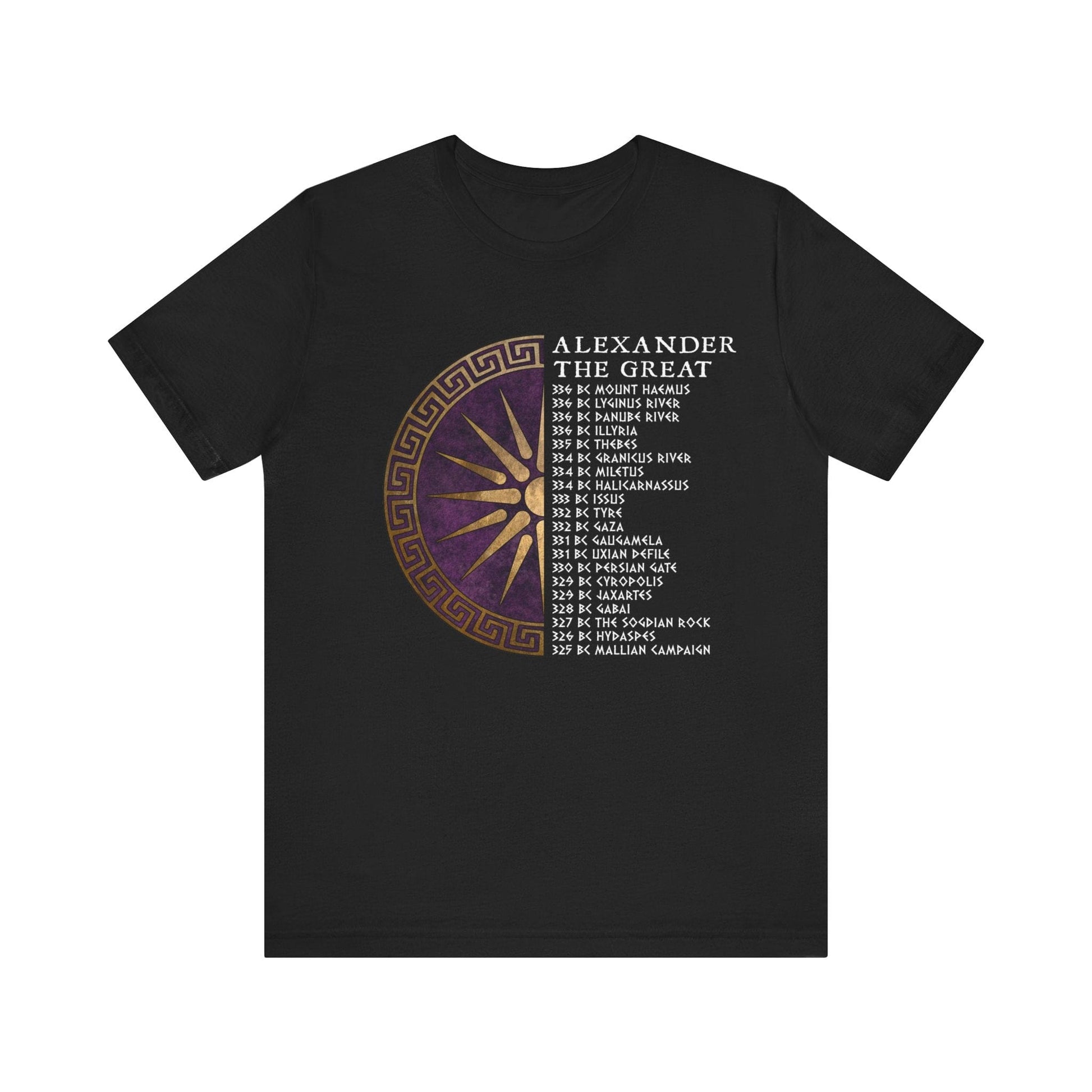Alexander the Great Battles - Ancient Macedon T-Shirt