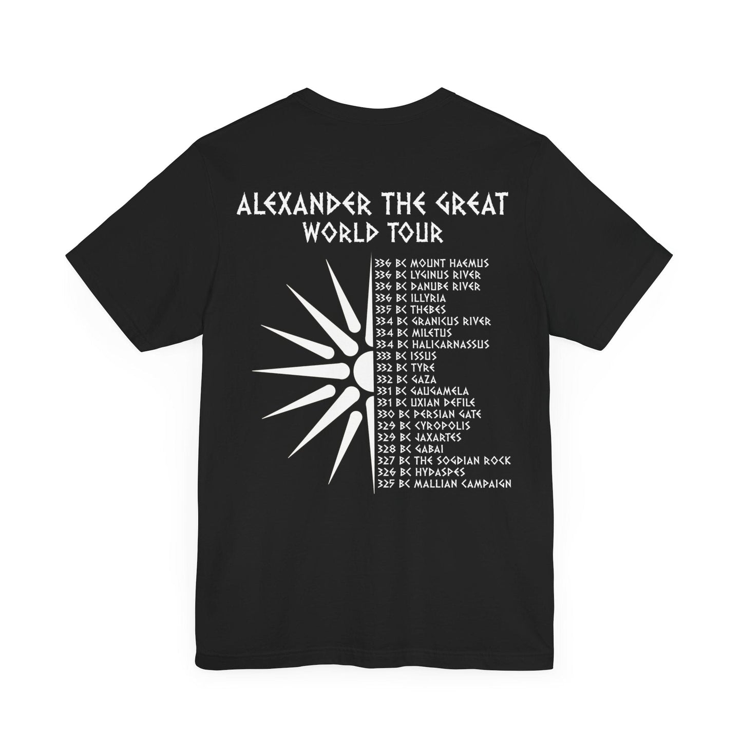 Alexander the Great World Tour T-Shirt