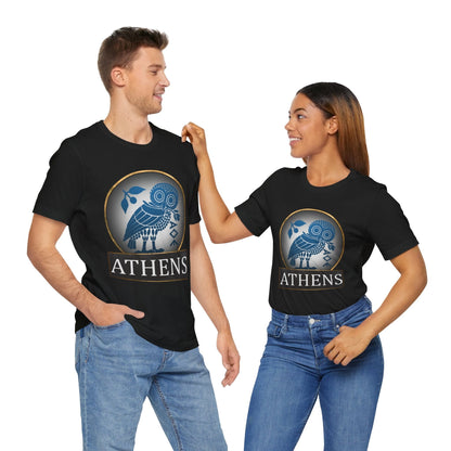 Ancient Athens - Athenian Owl Symbol of Greek Goddess Athena T-shirt