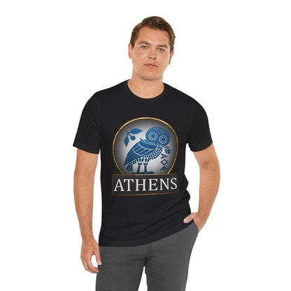Ancient Athens - Athenian Owl Symbol of Greek Goddess Athena T-shirt