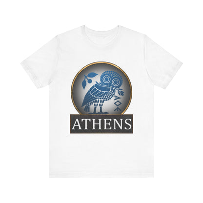 Ancient Athens - Athenian Owl Symbol of Greek Goddess Athena T-shirt