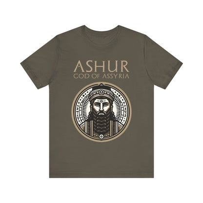 Army / S Ashur God of Assyria - Ancient Assyrian Mythology T-shirt