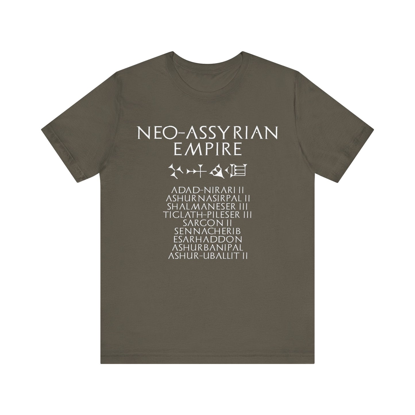 Army / S Neo-Assyrian Empire - Neo-Assyrian Kings and Cuneiform Assyria T-Shirt