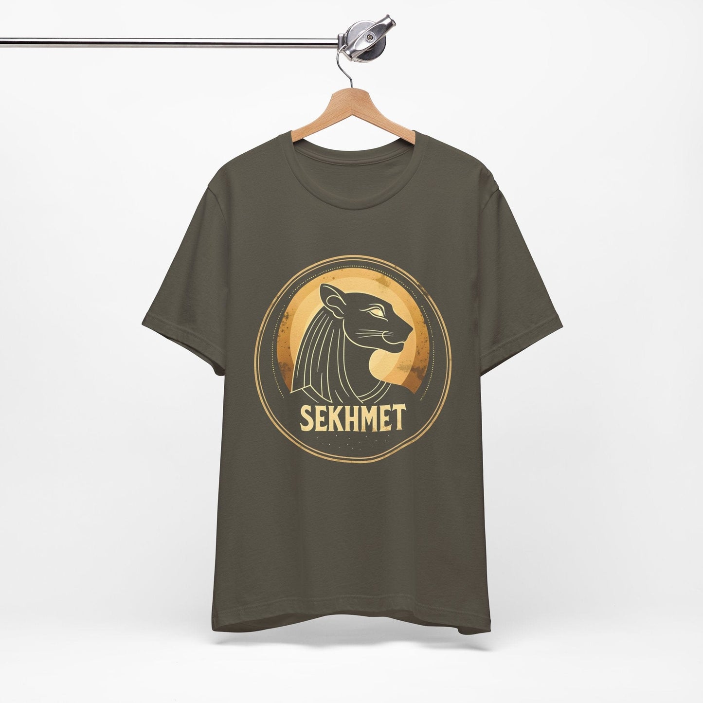 Army / S Sekhmet Ancient Egyptian Goddess - Sekhmet T-shirt