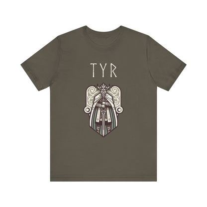 Army / S Tyr Norse God of War and Justice - Viking Mythology T-shirt