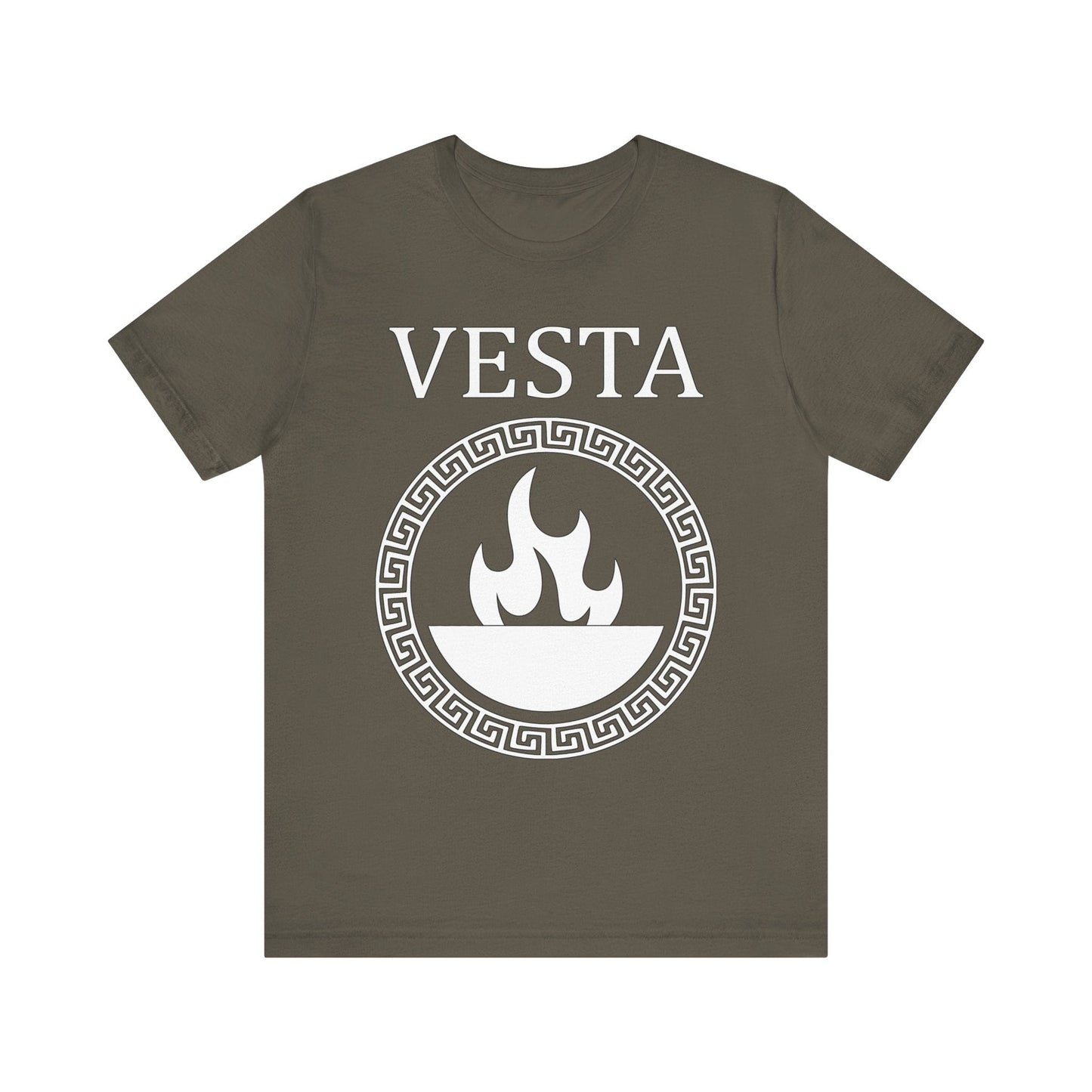 Army / S Vesta Roman Goddess T-Shirt