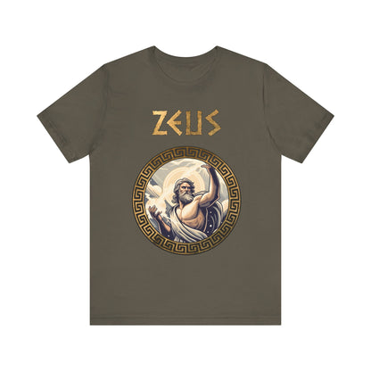 Army / S Zeus King of the Greek Gods T-Shirt