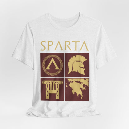 Ash / S Ancient Sparta - History of the Spartans T-shirt