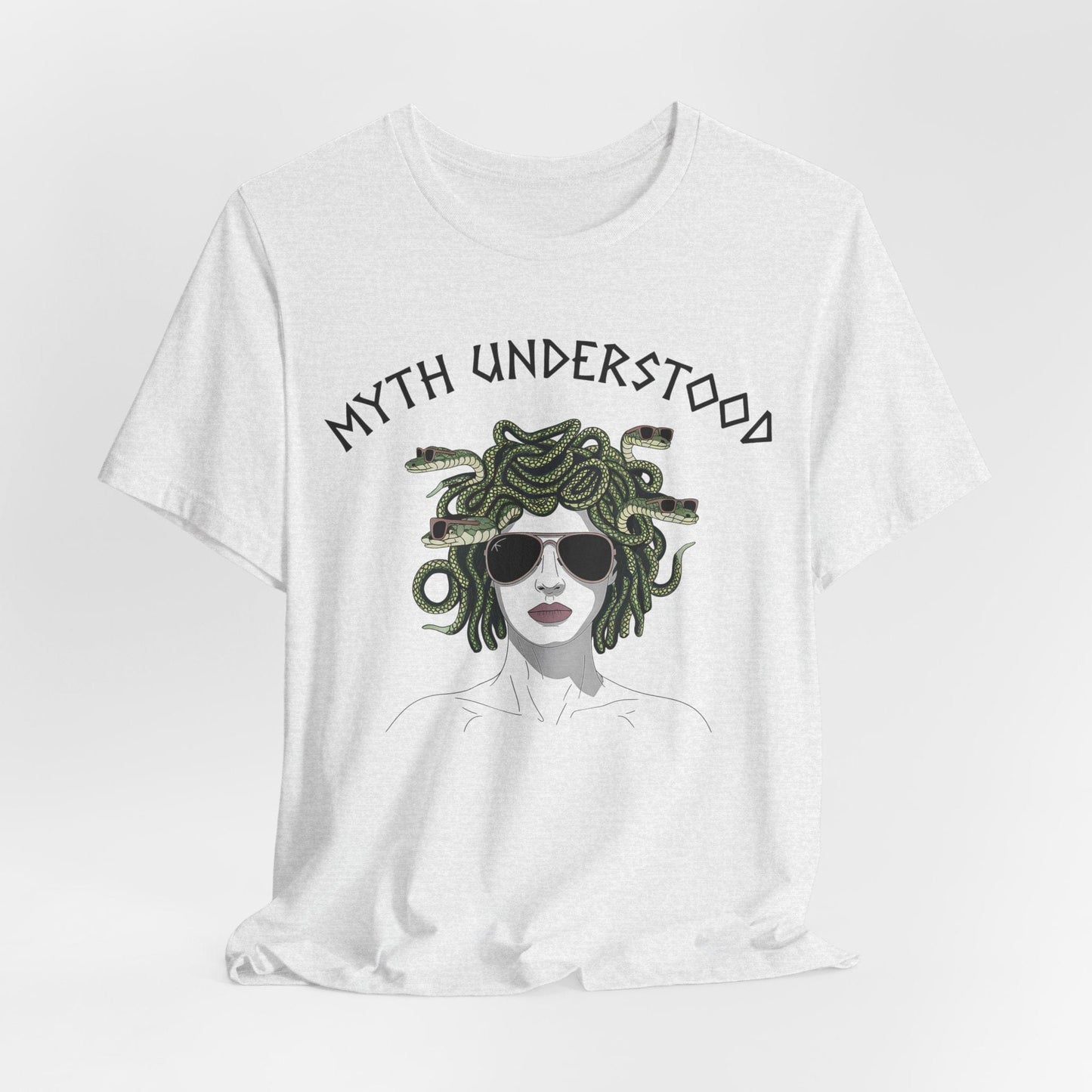 Ash / S Medusa Myth Understood  - Funny Greek Mythology T-Shirt