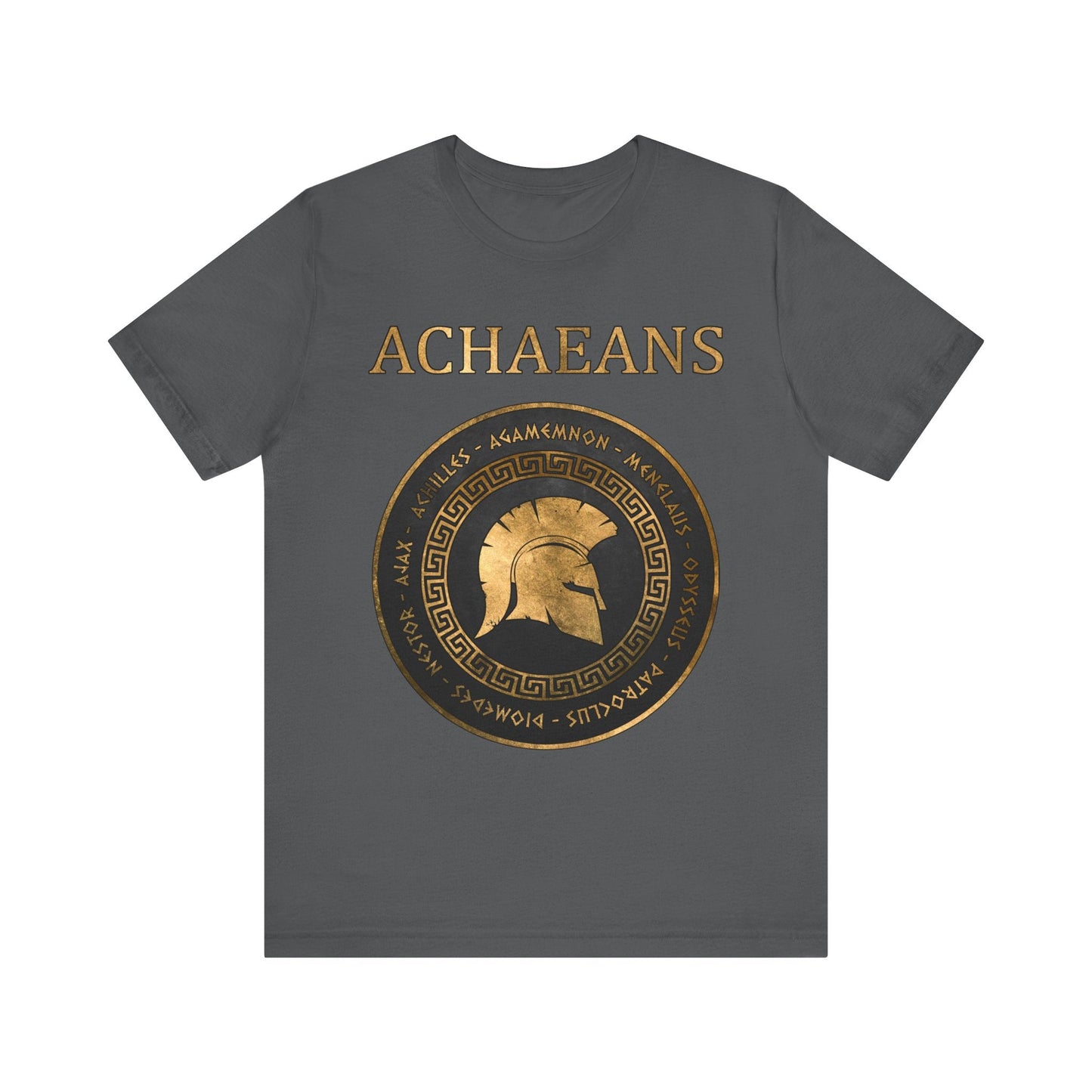 Asphalt / S Achaeans Greek Heroes of the Trojan War T-shirt