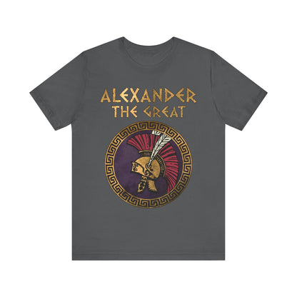 Asphalt / S Alexander the Great Conquer T-shirt