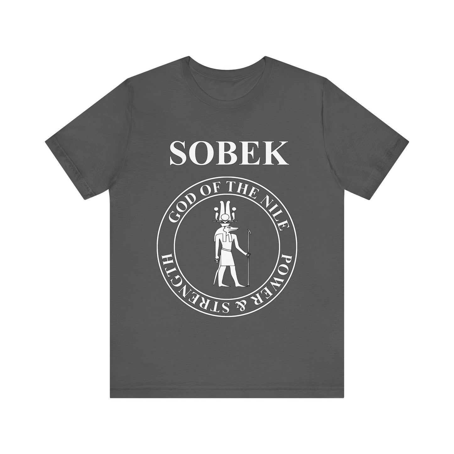 Asphalt / S Ancient Egypt God Sobek T-Shirt