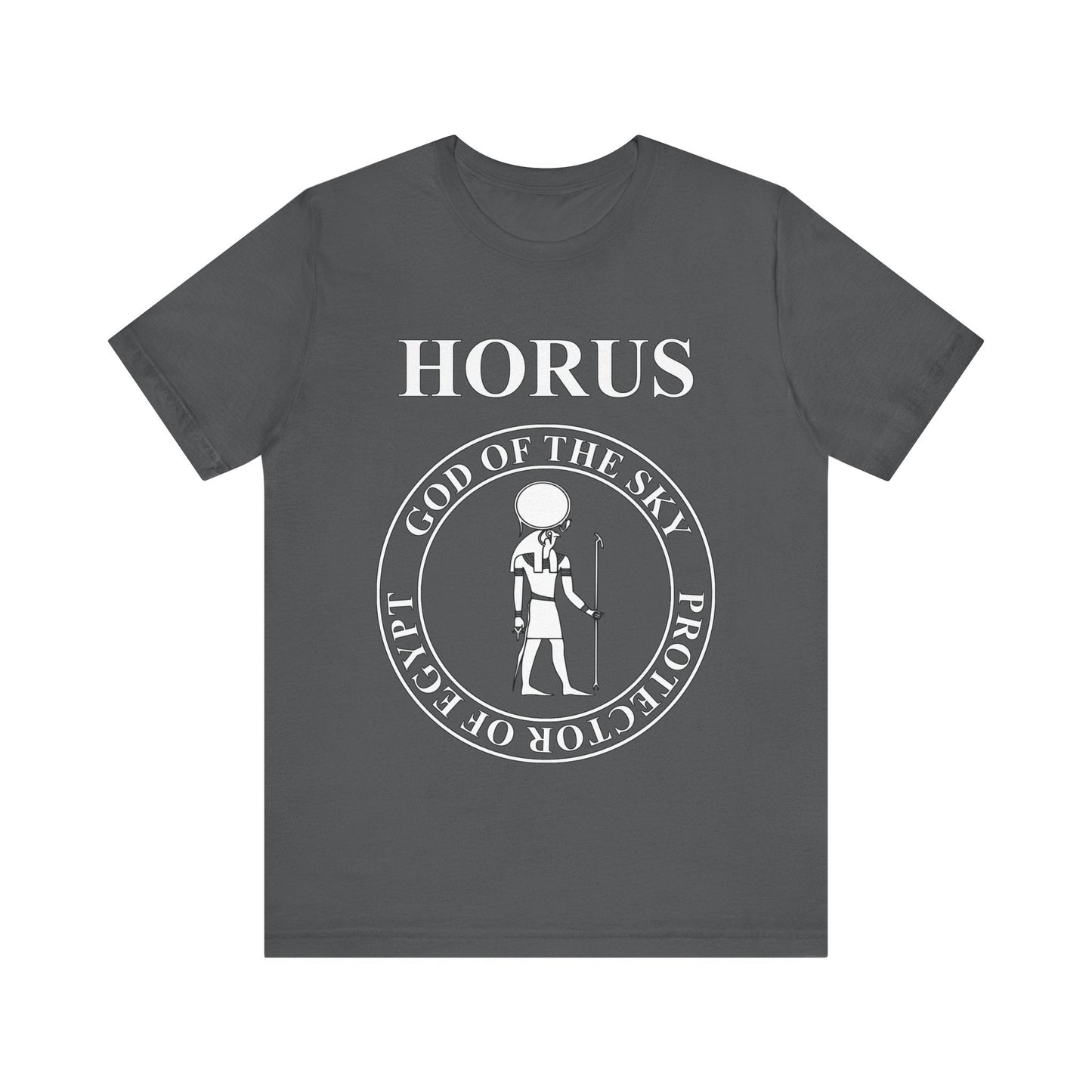 Asphalt / S Ancient Egyptian God Horus T-Shirt