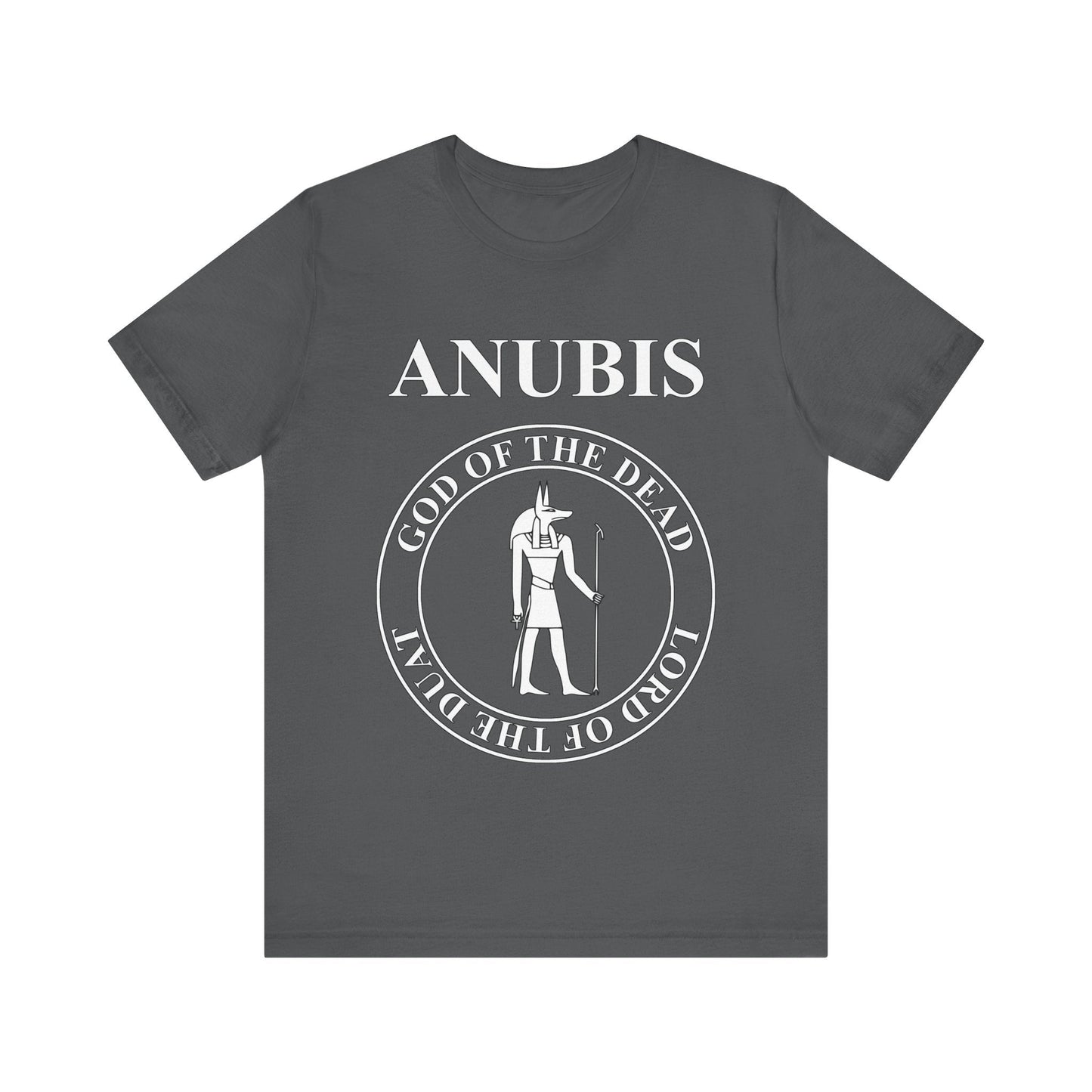 Asphalt / S Anubis Egyptian God of the Dead T-shirt