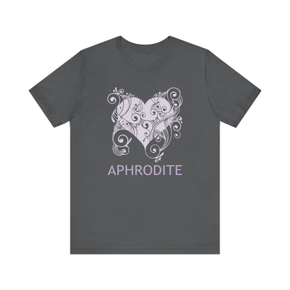 Asphalt / S Aphrodite Greek Goddess of Love T-shirt