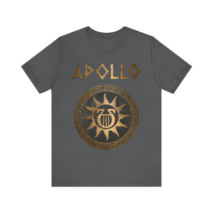 Asphalt / S Apollo Ancient Greek God Lyre Symbol T-Shirt