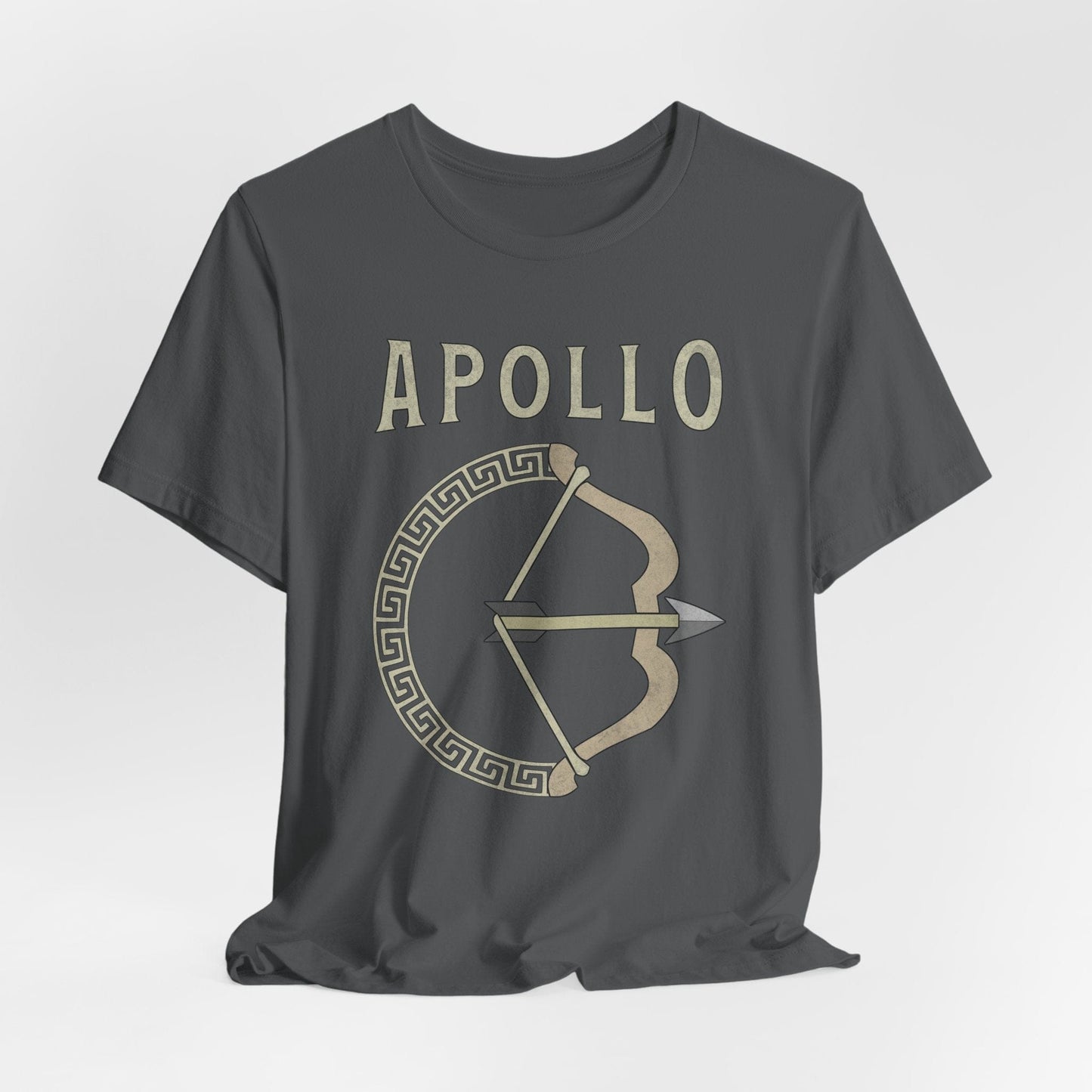 Asphalt / S Apollo Greek God Bow T-Shirt
