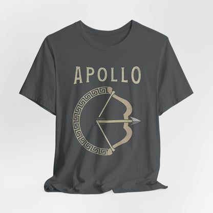 Asphalt / S Apollo Greek God Bow T-Shirt