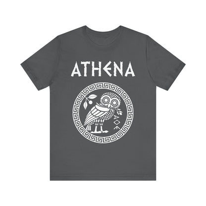 Asphalt / S Athena Greek Goddess of Wisdom T-Shirt