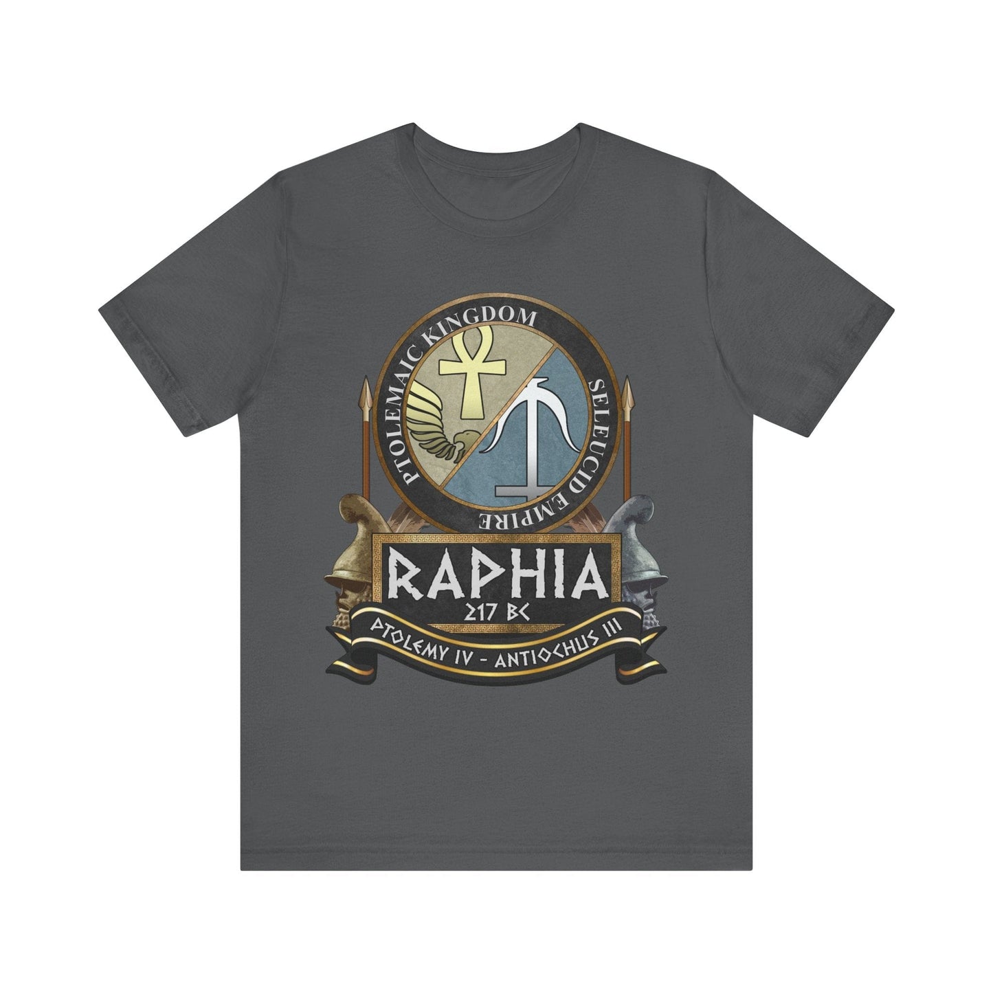 Asphalt / S Battle of Raphia - Ptolemaic Kingdom vs Seleucid Empire T-shirt