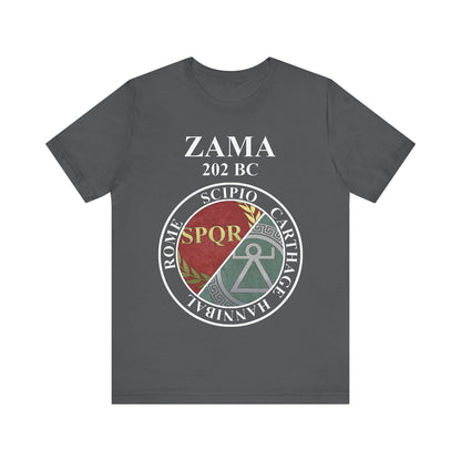 Asphalt / S Battle of Zama Rome vs Carthage Punic Wars T-Shirt