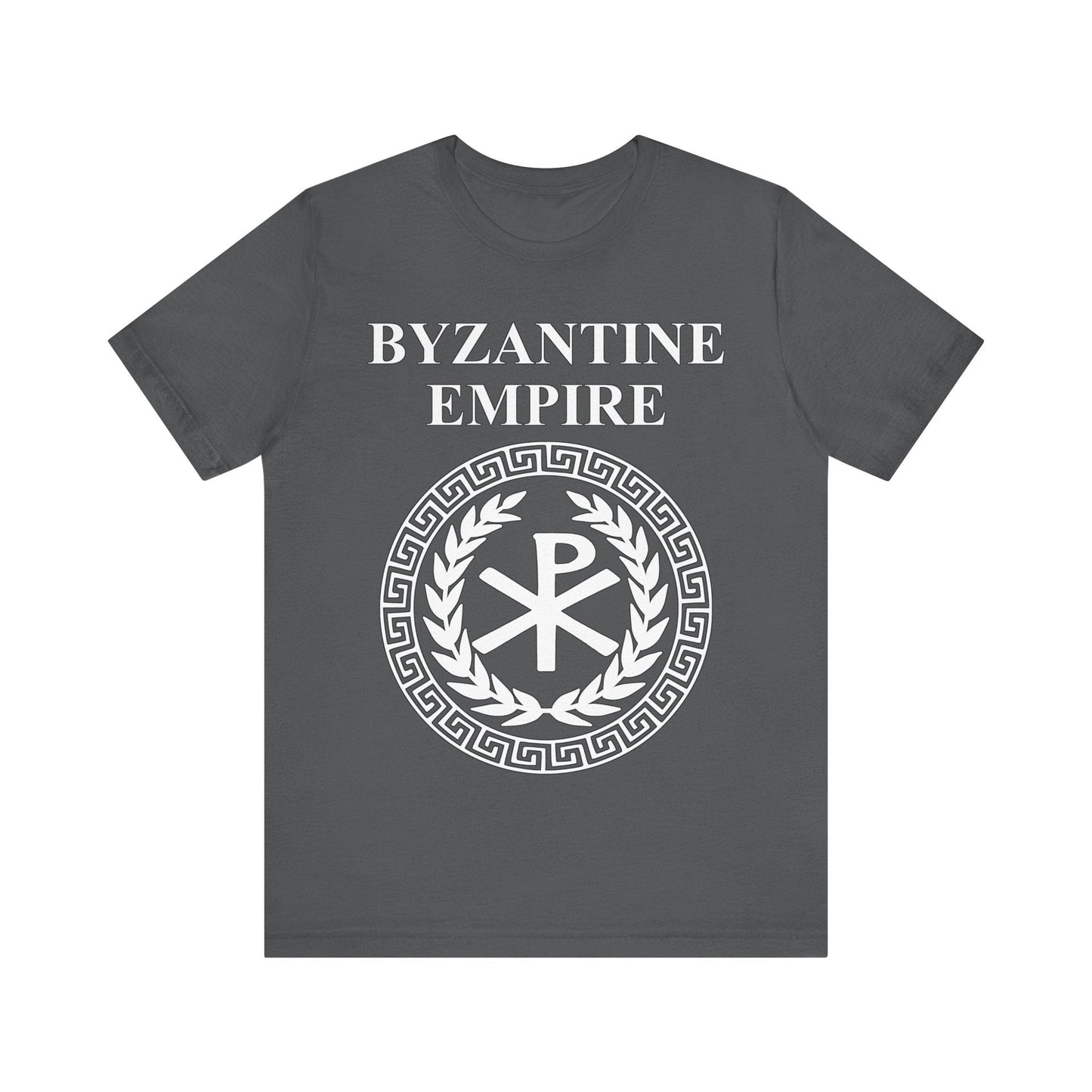 Asphalt / S Byzantine Empire Imperial Chi Rho Constantinople T-shirt