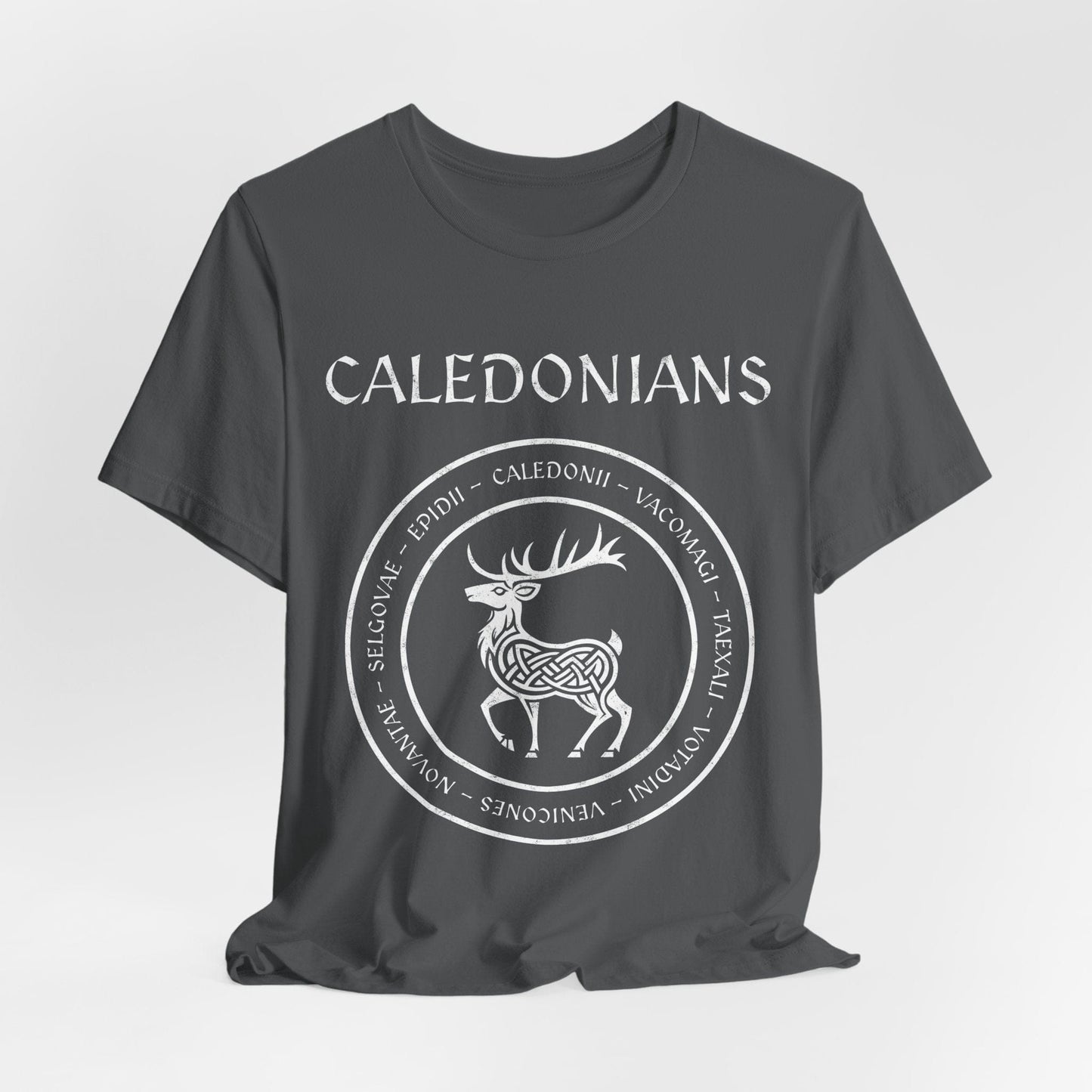 Asphalt / S Caledonians Tribes of Ancient Scotland T-Shirt