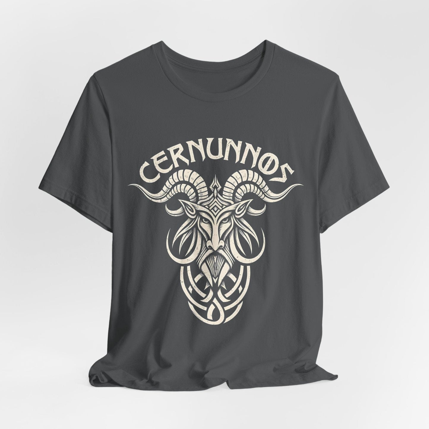 Asphalt / S Cernunnos Celtic Mythology T-Shirt