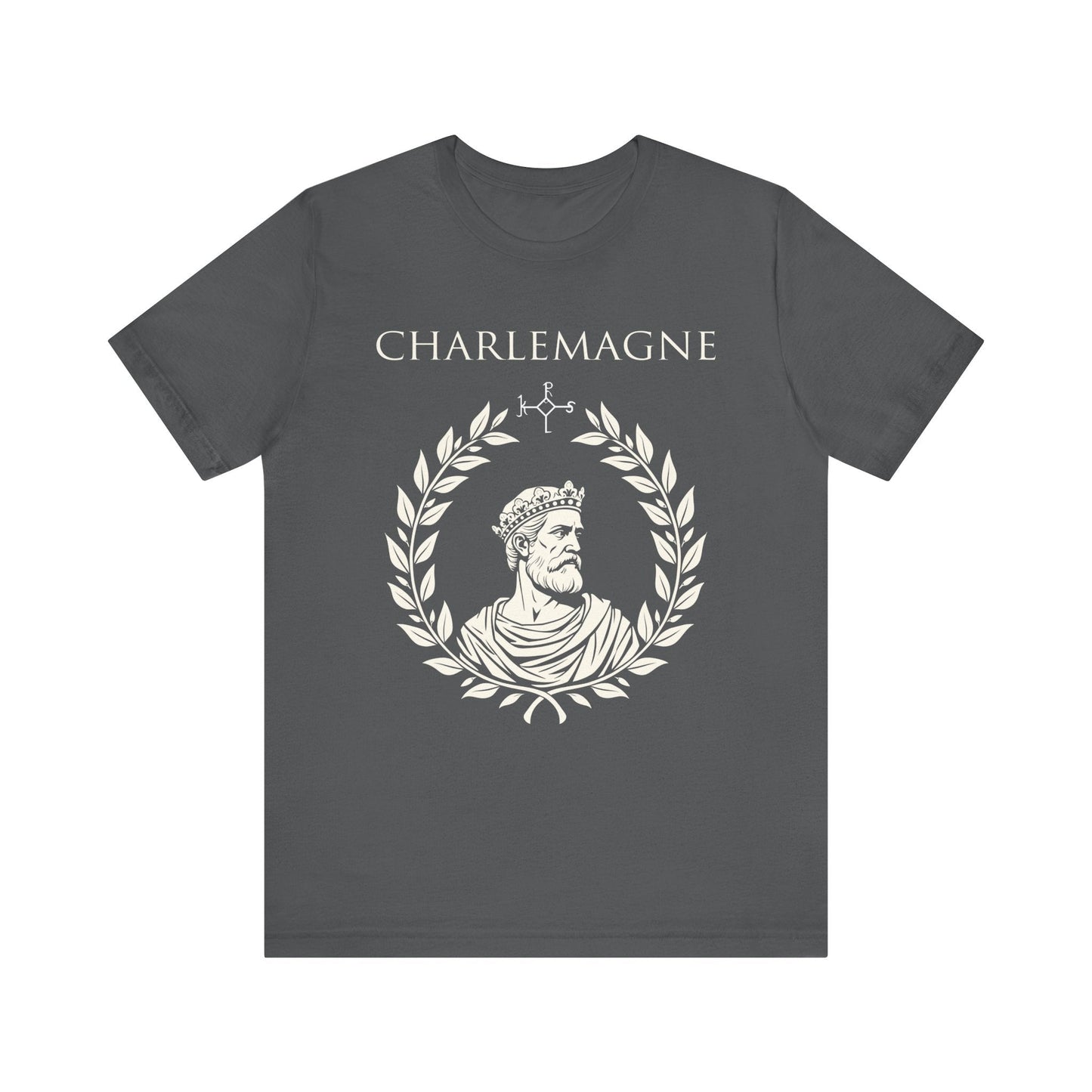 Asphalt / S Charlemagne - King of the Franks - Carolingian Emperor Charlemagne T-shirt