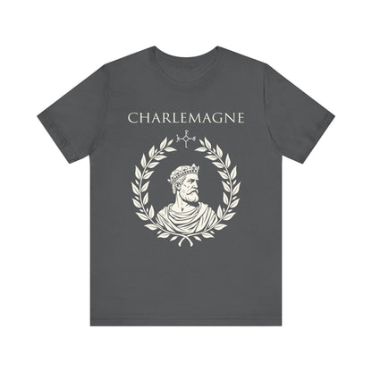 Asphalt / S Charlemagne - King of the Franks - Carolingian Emperor Charlemagne T-shirt
