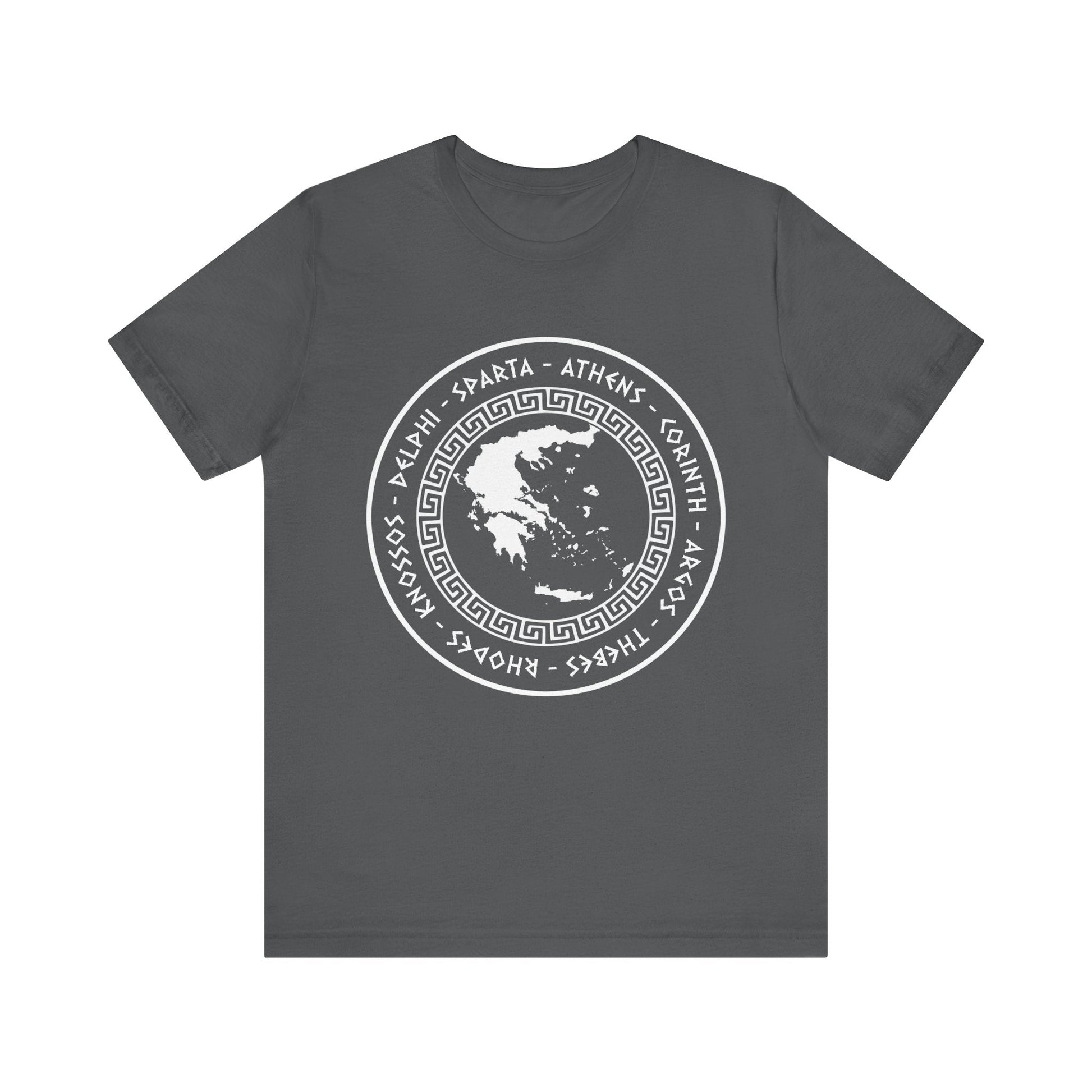Asphalt / S City-States of Ancient Greece - Ancient Greek Polis T-Shirt