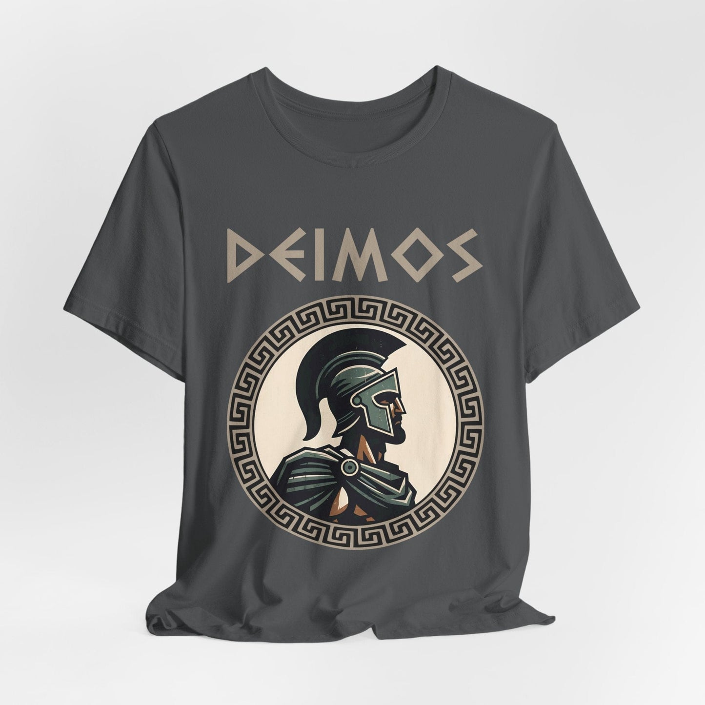Asphalt / S Deimos Greek God T-Shirt