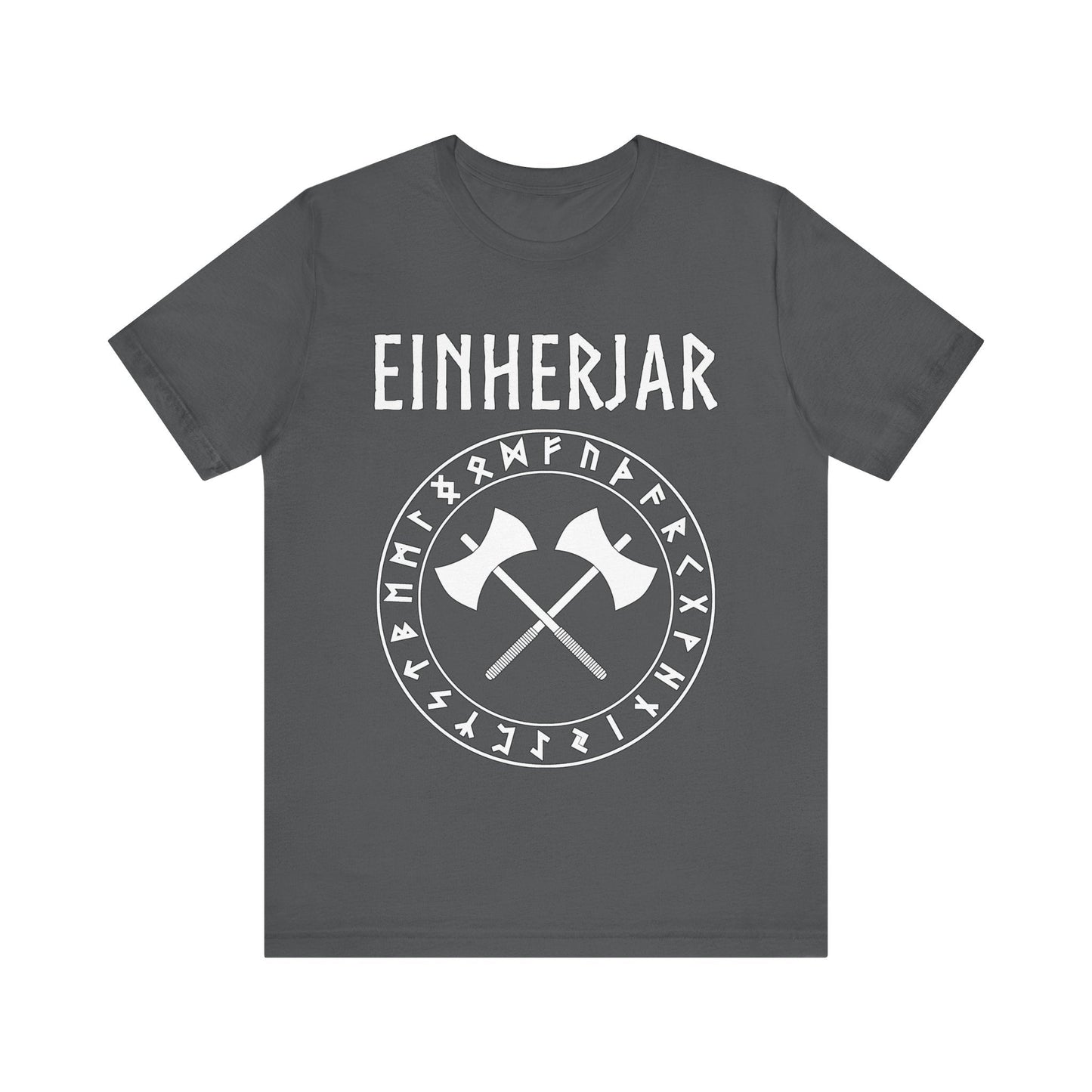 Asphalt / S Einherjar Odin's Chosen Viking Warrior T-Shirt