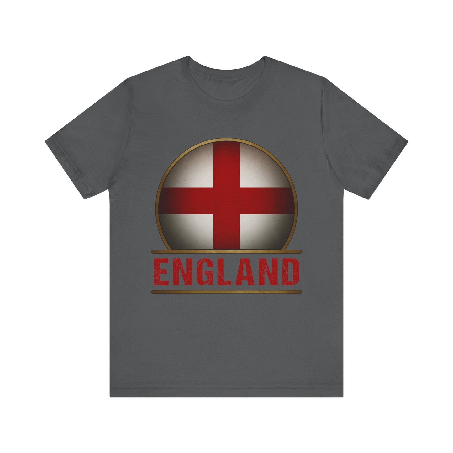 Asphalt / S England Heraldry - Cross of Saint George T-Shirt