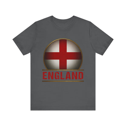 Asphalt / S England Heraldry - Cross of Saint George T-Shirt