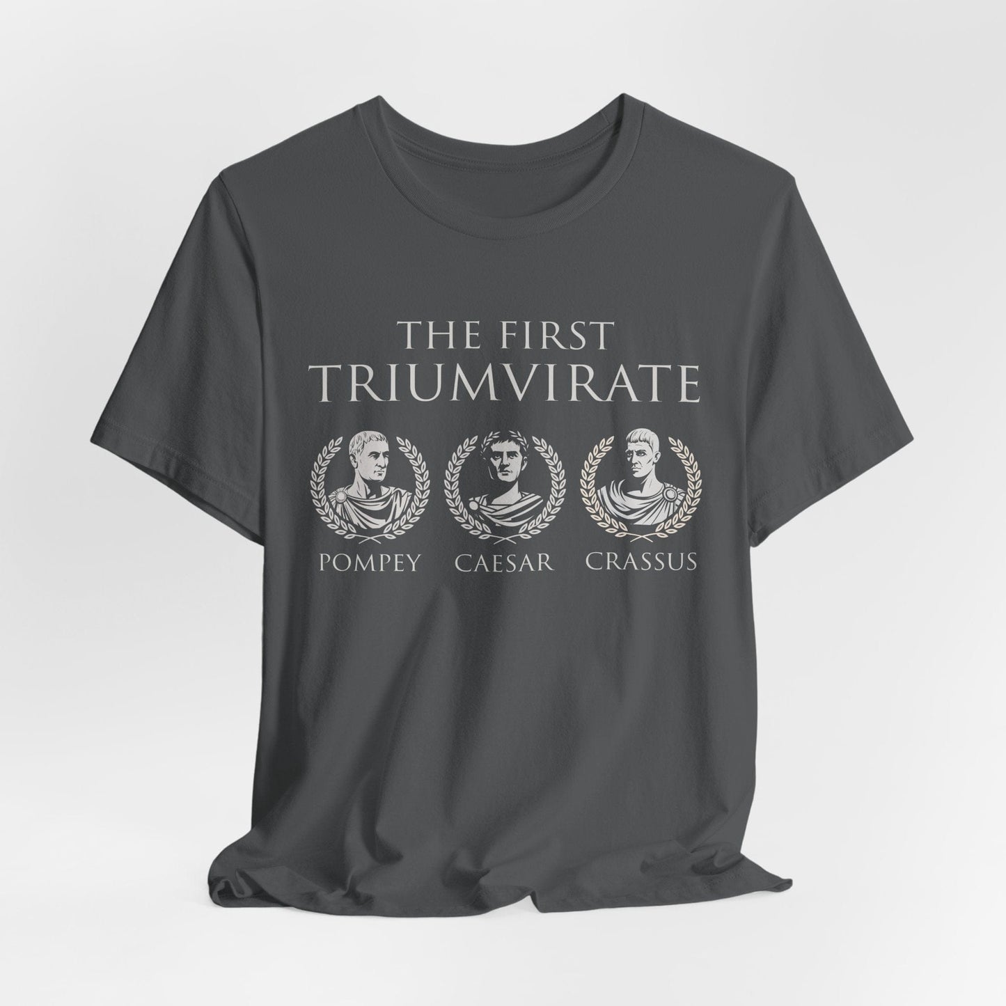 Asphalt / S First Triumvirate of Rome T-Shirt